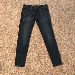 American Eagle Super Stretch Dark Blue Jeans
